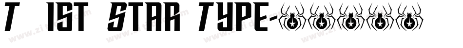 Twist Star Type字体转换